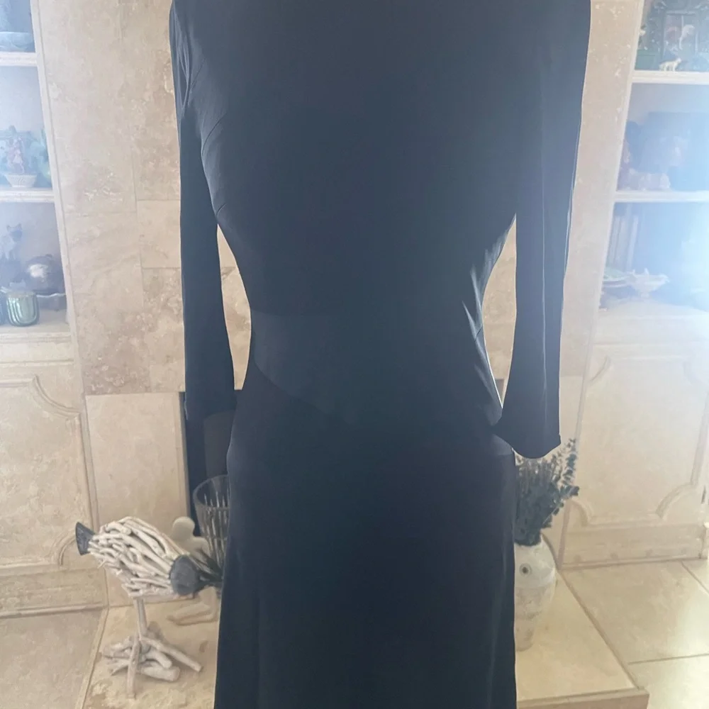 Talbot's Size 4 Petite Little Black Dress Chic LBD Elegant 4P cocktail funeral - Picture 3 of 12